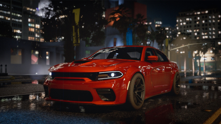 دانلود خودرو Dodge Charger Hellcat Widebody 2021 برای GTA V